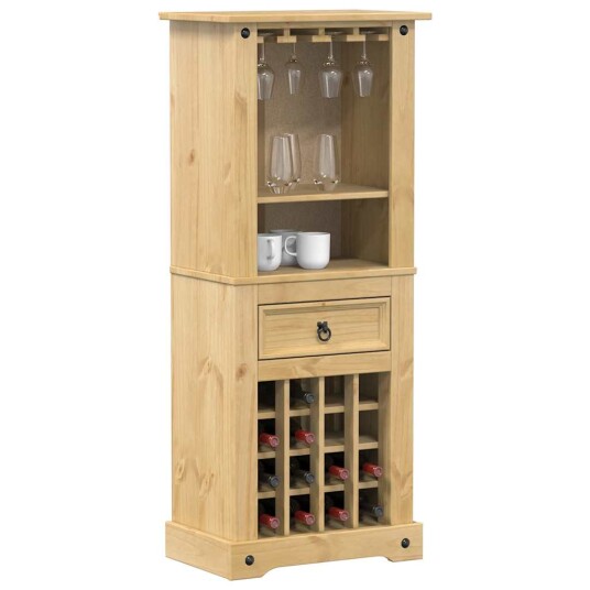 Vinstativ Corona 56x35x120 cm heltre furu Vinstativ Corona 56x35x120 cm heltre furu