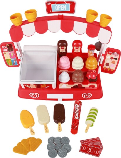Casdon Ice Cream Parlour Playset Multi Coloured One Size