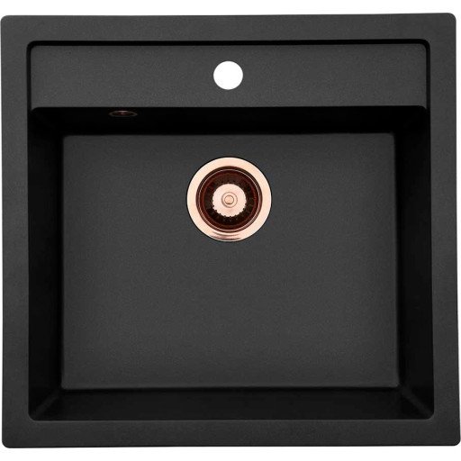 Lavabo Jupiter 60 kjøkkenvask 55,6x52,6 cm, sort Lavabo Jupiter 60 kjøkkenvask 55,6x52,6 cm, sort
