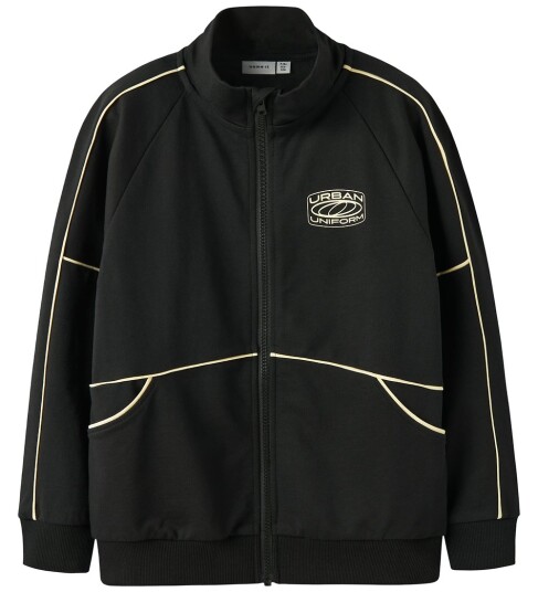 Name It Nkmdinun Ls Nreg Sweat Card Unb Black 116