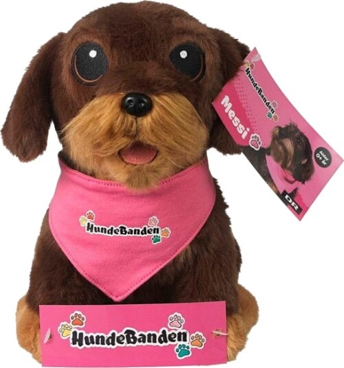 MAKI Dr Hundebanden Messi Plys 24cm Brown ONE SIZE MAKI Dr Hundebanden Messi Plys 24cm Brown ONE SIZE