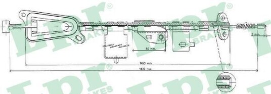 Bremsewire LPR C0481B