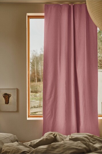 Jotex Mørkleggingsgardin Lin 1lengde Rosa MELANIE 207581706300