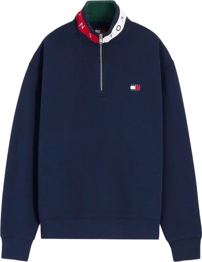 Tommy Jeans Tjm Rlx Branded Collar Qz Ext Navy M