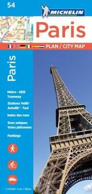 Paris  Michelin City Plan 54  City Plans