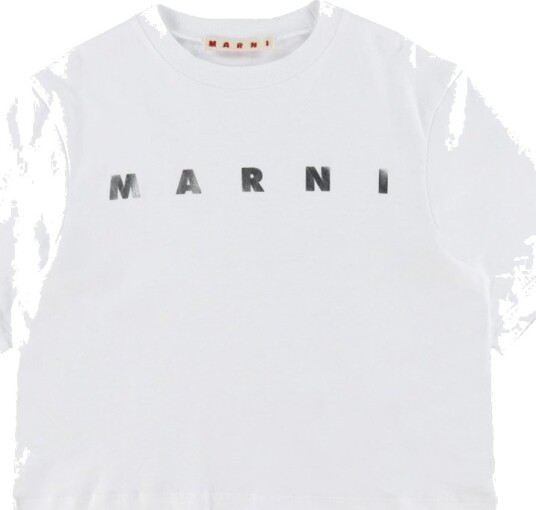 Marni T skjorte Beskåret Hvit Marni 8 år 128 T skjorte