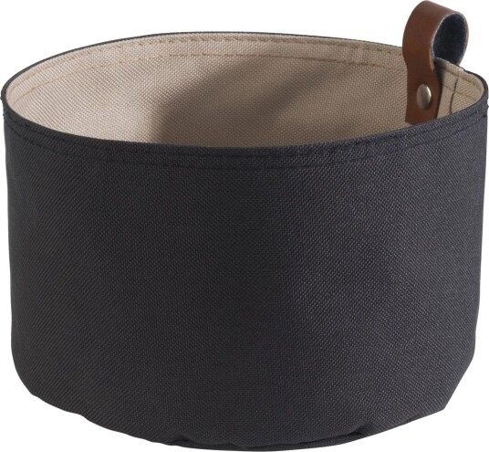 APS Brødpose rund; 17x11.5 cm ØxH; Grå/Beige; Rund