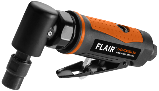 Flair Vinkelsliper Lightning 90 6mm Pneumatisk Flair Vinkelsliper Lightning 90 6mm Pneumatisk