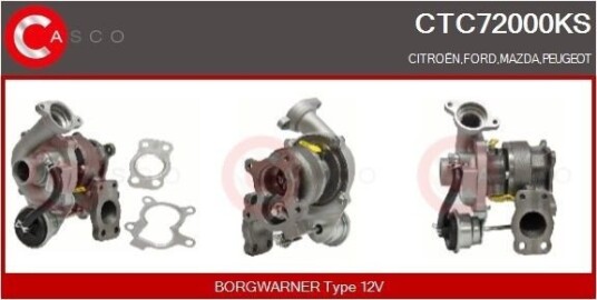 Turbolader CASCO CTC72000KS Turbolader CASCO CTC72000KS