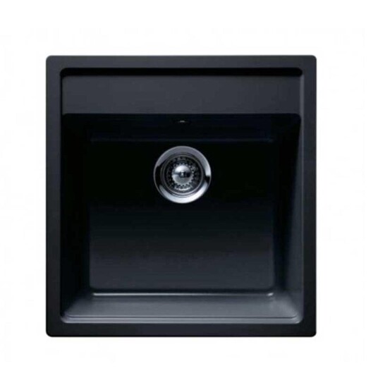 Intra Granite Nemo N100s Kjøkkenvask Onyx Svart / Nedfelling Med Oppløftsventil Intra Granite Nemo N100s Kjøkkenvask Onyx Svart / Nedfelling Med Oppløftsventil