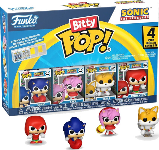 Funko Bitty POP!: Sonic Sonic 4Pack