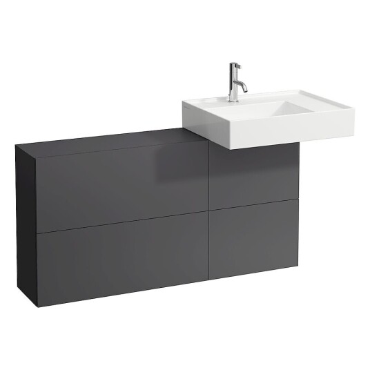 Laufen Kartell Sidebord med 1 dør 1200x610 mm Skifergrå