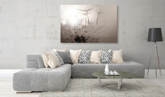 Tavle Beautiful Summer: Dandelions 120X80 Artgeist sp. z o. o.