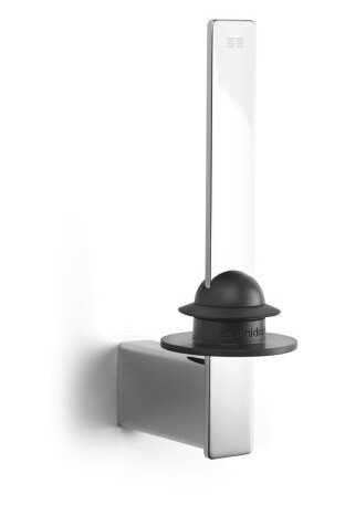 Unidrain Reframe reservepapirholder, polert rustfritt stål