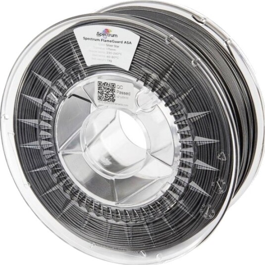 Spectrum FlameGuard ASA 275 Filament 1.75 mm 1000 g Silver Star 81446