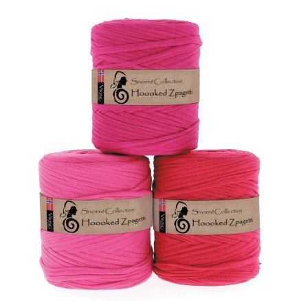 Viking Garn Snorre Hoooked Zpagetti 762 Strong Rosa