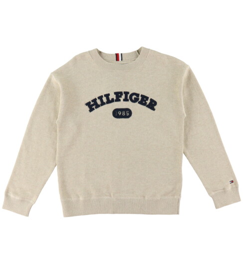 Tommy Hilfiger Genser Strikk Terry Strikk Cashmere Krem 8 år 128 Genser Beige Tommy Hilfiger Genser Strikk Terry Strikk Cashmere Krem 8 år 128 Genser Beige