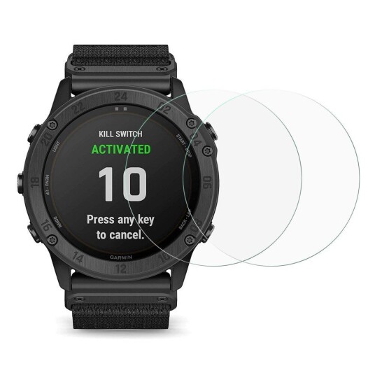 INCOVER Garmin Tactix Delta Arc-Edge Skjermbeskytter - Herdet glass - 2 stk. - Gjennomsiktig