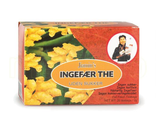 Jiamin Sun Ingefær Te uten sukker - 20 Poser Jiamin Sun Ingefær Te uten sukker - 20 Poser