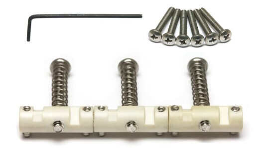Graph Tech Tusq Pq-8163-00 - Te Style Vintage 3-Barrel Saddles