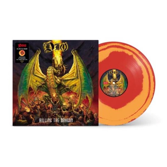 Dio Killing The Dragon 20th Anniversary Limited Redorange Swirl Edition Vinyl