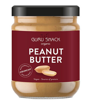 Guru Snack Peanøttsmør Crunchy 500g Guru Snack Peanøttsmør Crunchy 500g