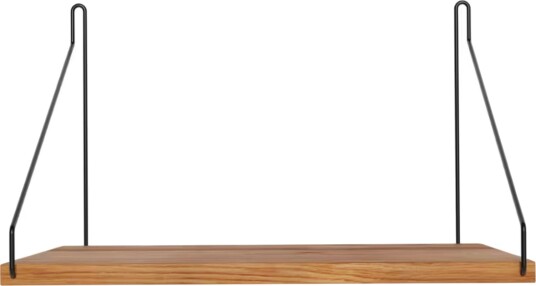 Single Hylle 27x40 cm Sort / Eik Single Hylle 27x40 cm Sort / Eik