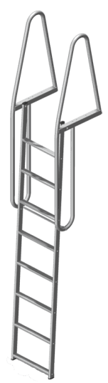 Badetrapp aluminium 8 trinn Badetrapp aluminium 8 trinn