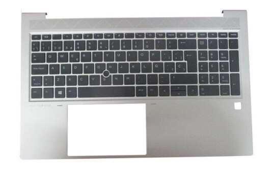 HP 850/EB 15 G7 - ES Topcover - Brbart tastatur - til utskifting - Spansk - Slv