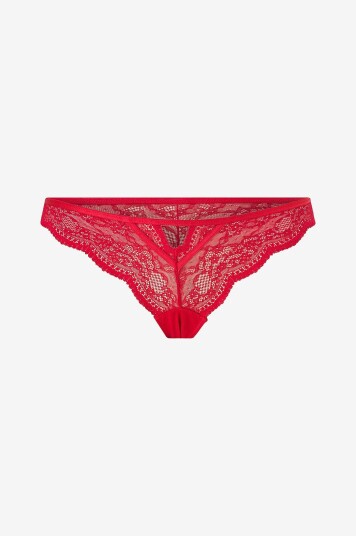 Hunkemöller Blondetruser Isabelle Cheekini Rød Hunkemöller Blondetruser Isabelle Cheekini Rød