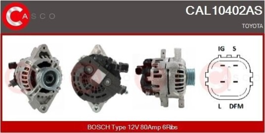 Dynamo CASCO CAL10402AS Dynamo CASCO CAL10402AS