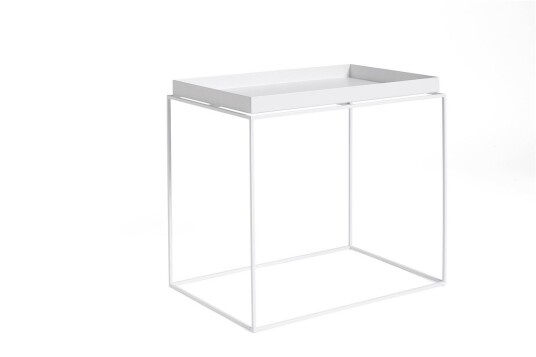 Hay - Hay Tray Table 60x40 White - Lunehjem.no - Interiør på nett