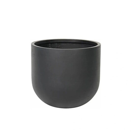 Homefactory Fiber pot Black 301009