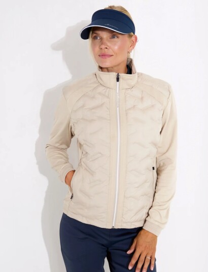 Abacus Lds Portrush Hybrid Jacket Cream XL