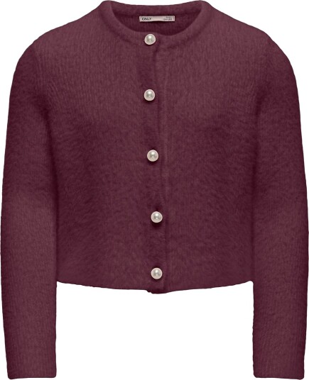 Kids Only Cardigan Strikk Noos KogPiumo Mauve Wine Kids Only 11 12 år 146 152 Cardigan Rosa