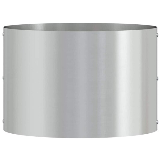  Galvanisert metallpotte 30 cm diameter Sylindrisk design