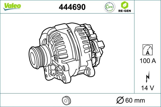 Dynamo VALEO 444690