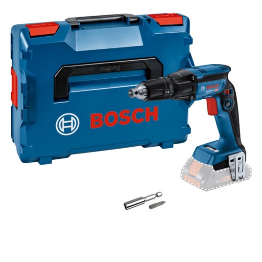 Bosch GTB 18V-45 Skrumaskin til gipsplater - Batteridrevet med L-Boxx Bosch GTB 18V-45 Skrumaskin til gipsplater - Batteridrevet med L-Boxx