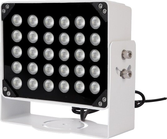 Infrarød projektør for overvåking / kamera - 850nm, IR nattbelysning, LED projektør, 30W, IP65, 230V Infrarød projektør for overvåking / kamera - 850nm, IR nattbelysning, LED projektør, 30W, IP65, 230V