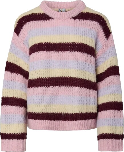 Pieces Pcdorthea Ls Chunky Knit Noos Bc Pink M Pieces Pcdorthea Ls Chunky Knit Noos Bc Pink M
