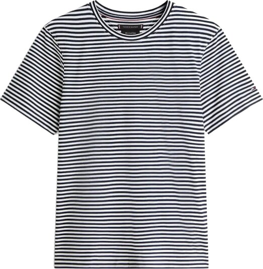 Tommy Hilfiger Dc Mercerized Stripe Tee Navy L Tommy Hilfiger Dc Mercerized Stripe Tee Navy L