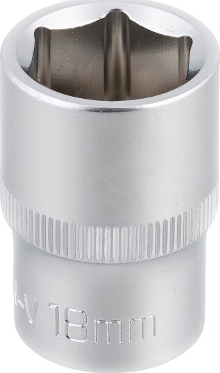 PELA 562396 Pipe Drivstørrelse 1/2", 6-Kant, Kort 18 mm