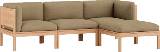 Moebe Modulær 3 seters Sofa med Sider og Sjeselong Autum 221 Moebe Modulær 3 seters Sofa med Sider og Sjeselong Autum 221