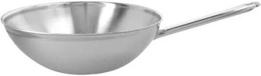 Demeyere Apollo 7 wokpanne rustfritt stål 7-ply Ø30 cm