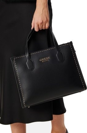 Guess Silvana 2 Compartment Tote BLA Black One size