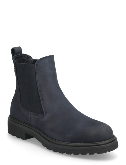 Tommy Hilfiger Th Nubuck Cleated Chelsea - Blue - 37