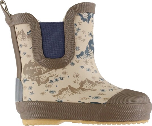 mikk-line Short Winter Wellies - Aop - Beige - 21
