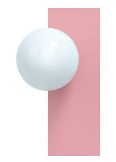Swedish Ninja - Candy Big Rectangle S Vegglampe Bubblegum Pink Swedish Ninja