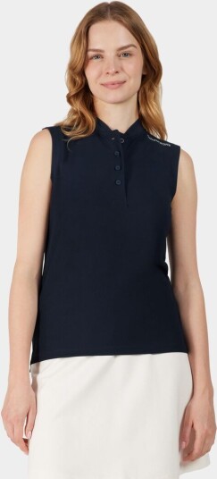 Didriksons Nikki Sleeveless Polo Dark Night Blue