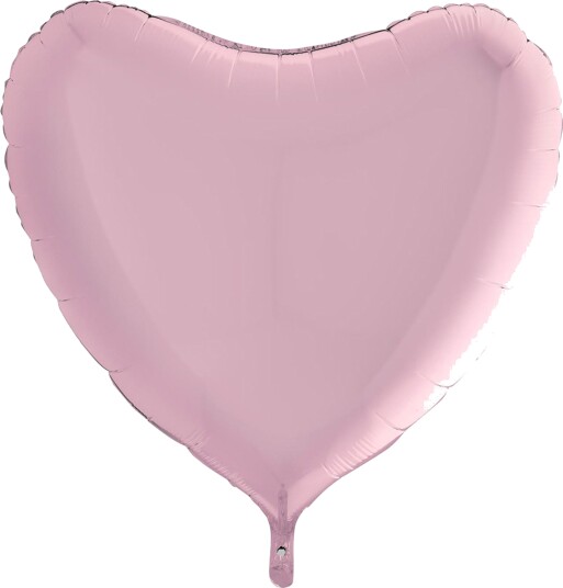 Ballongkungen Folieballong Stort Hjerte Rosa 36022PP